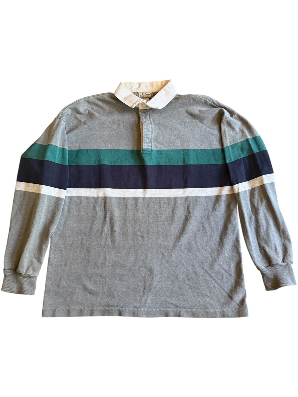 L.L. Bean Vintage 90’s Stripe Rugby Shirt